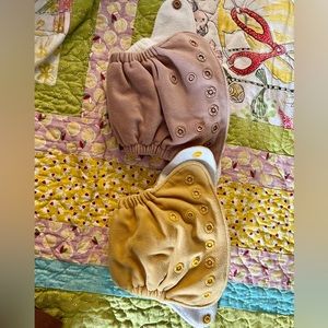 Two NB GroVia Cloth Diapers